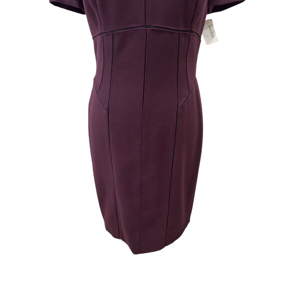 KAY UNGER Deep Purple Cocktail Dress Size 8 NEW New with tags - Picture 10 of 11